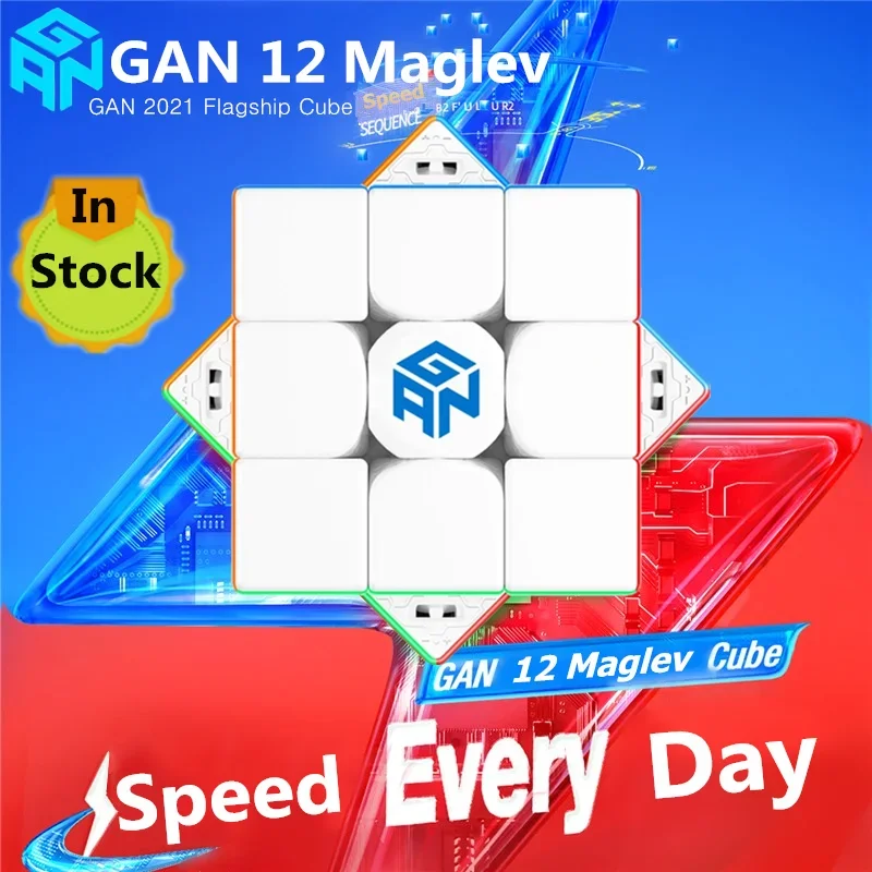 GAN 12 Maglev UV Magnetic Magic Cube 3x3x3 Gan 12 Professional Puzzle 3x3 GAN 12M Levitation Gan12 Maglev Leap GAN12M