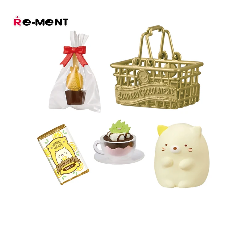 BANDAI Original Sumikkogurashi ภาพเคลื่อนไหวอุปกรณ์ต่อพ่วงของเล่น Gacha Lucky Draw อะนิเมะอะนิเมะ Action Model Figures Collection