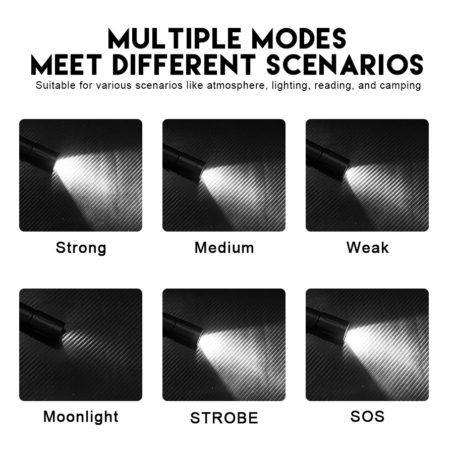 1200LM อลูมิเนียมอัลลอยด์ไฟฉาย Ultra Bright Long Range ยุทธวิธีไฟฉายพร้อมคลิปปากกา,21700 แบตเตอรี่โคมไฟฉุกเฉินกลางแจ้ง
