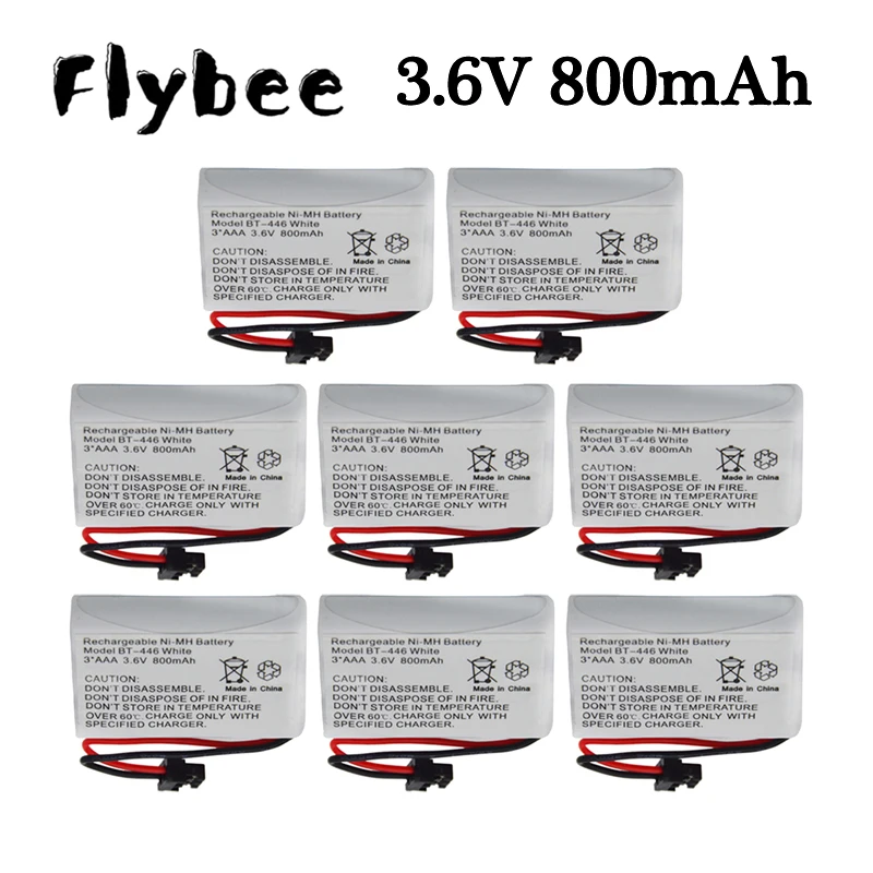 BT446 BT-446 3.6V Ni-MH Cordless Phone Battery Rechargeable for Uniden BBTY0503001 BT-1004 BT-1005 GE-TL26402 BT-504 CPH-488B