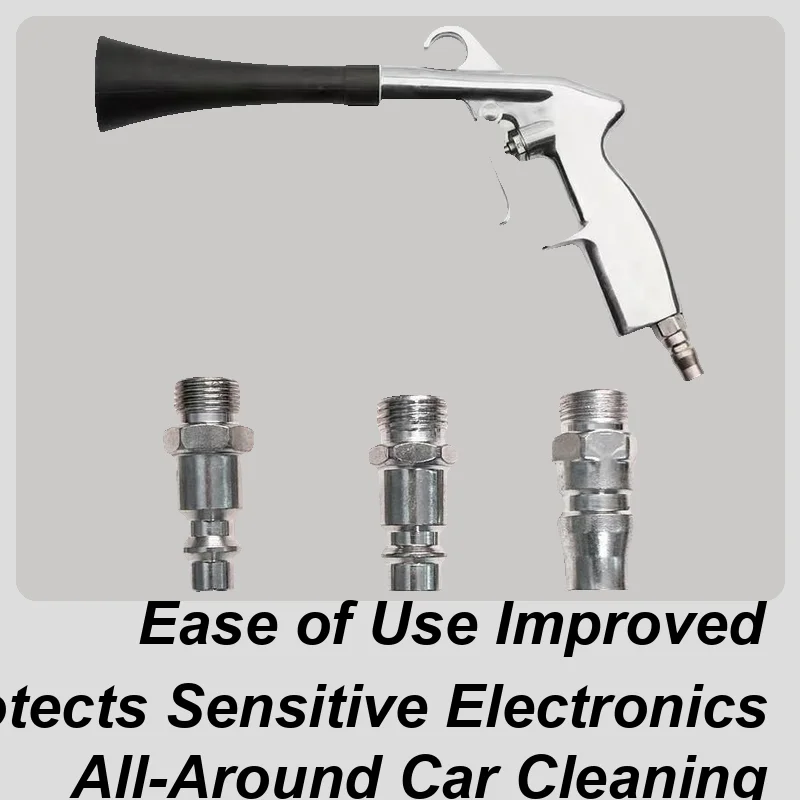 

Воздуходувка для детализации автомобиля Сухая очистка Воздуходувка для автомобиля Очиститель пыли и грязи Инструмент для выдувания зазора сиденья