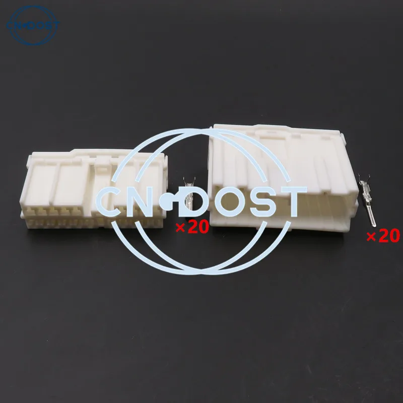 1 Set 20 Pin MG620411 MG610410 7123-8306 AC Assembly Auto Wiring Harness Socket Automotive Electrical Components Connector