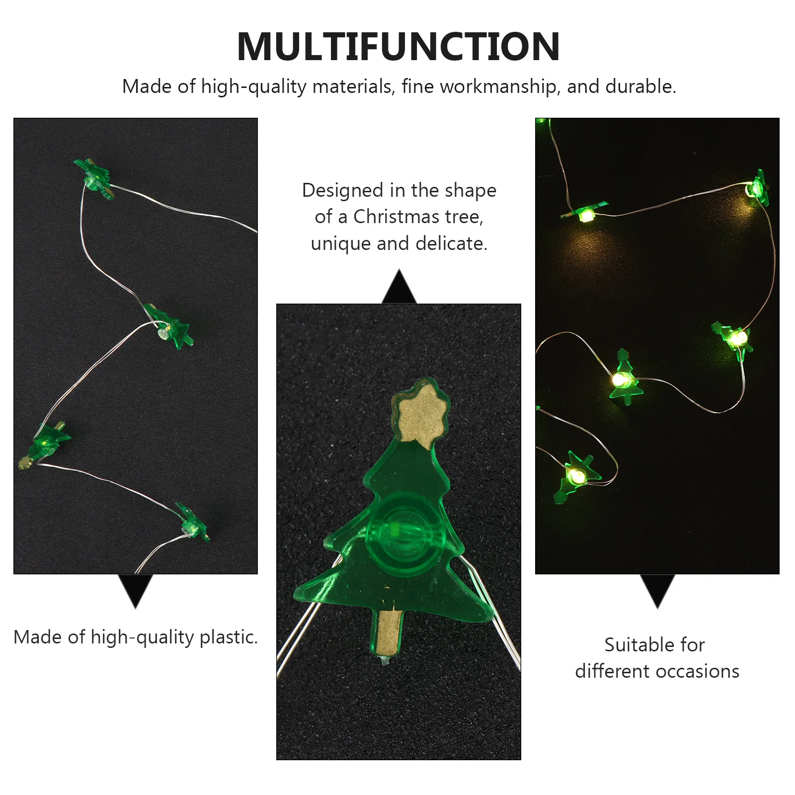 

1 set Christmas Tree Light String Led Xmas Tree Shape Lamp For Holiday Party Decor Christmas Gift Wedding Festival Decoration