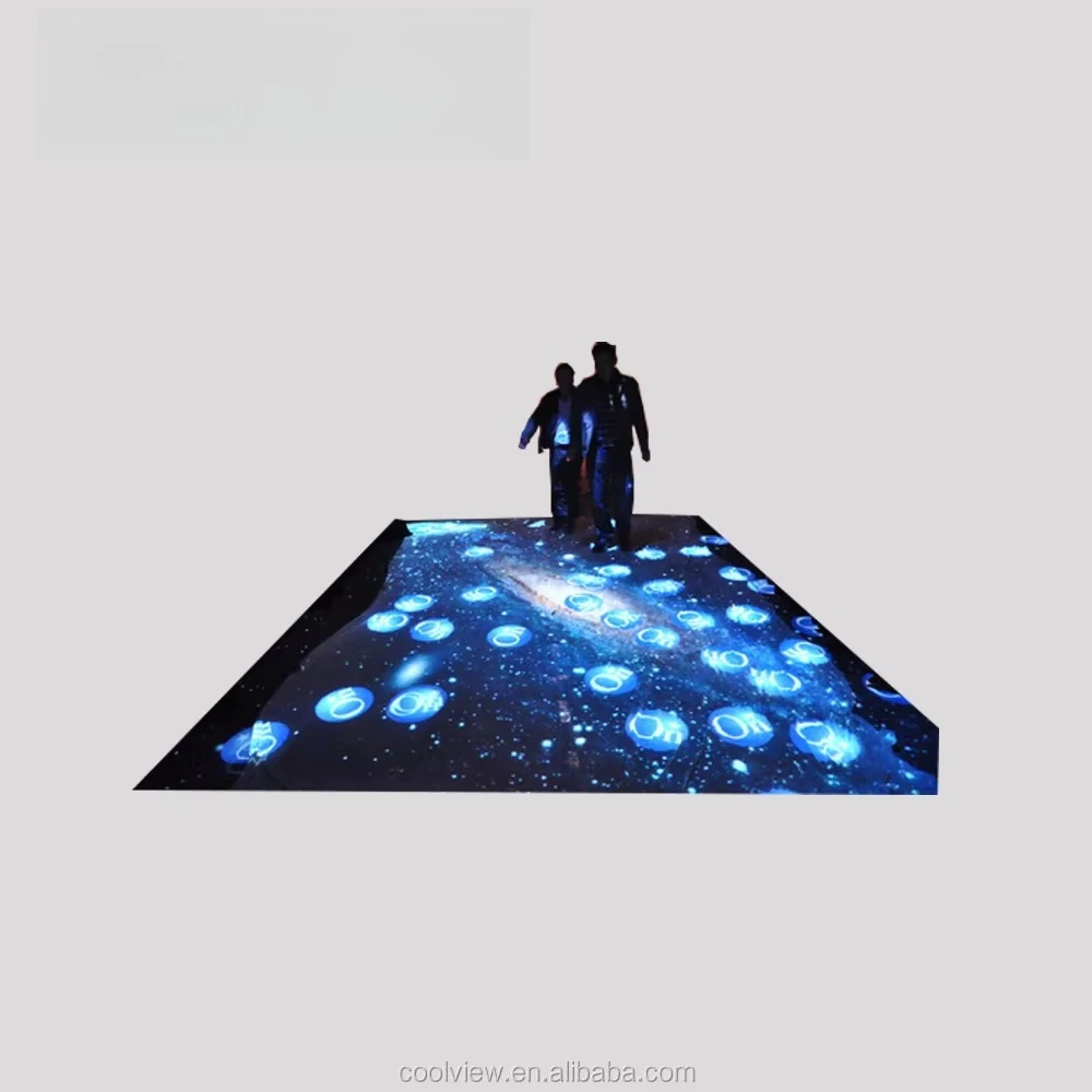 Custom Interactive Floor Touch Projection Game For Children Kids Playground Activity Display