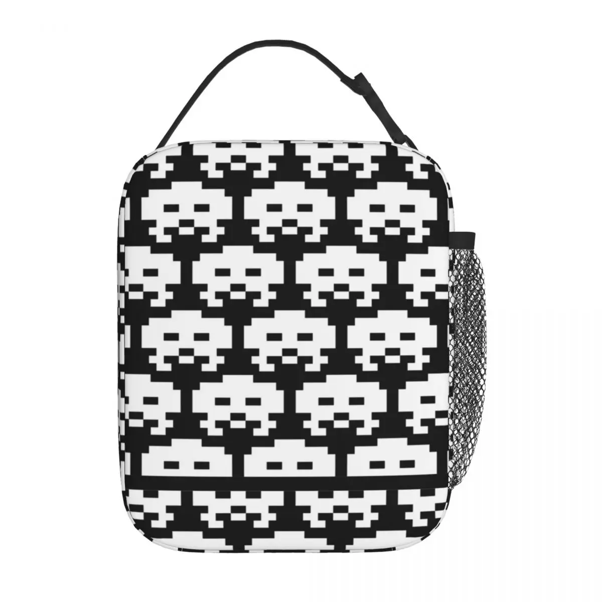 Bolsa de almuerzo aislante Space Invaders Merch para el trabajo, caja de comida para videojuegos, enfriador térmico a prueba de fugas