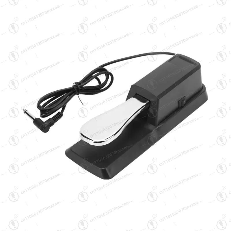 Aluminum alloy 6.5mm interface piano pedal, electronic organ keyboard universal pedal, electric piano sustain pedal