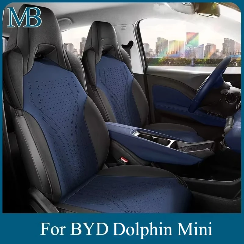 Fur Leather for BYD Seagull Dolphin mini Car Seat Cushion Four-season Breathable Seat Cover Interior Accessories Vehicle Supplie