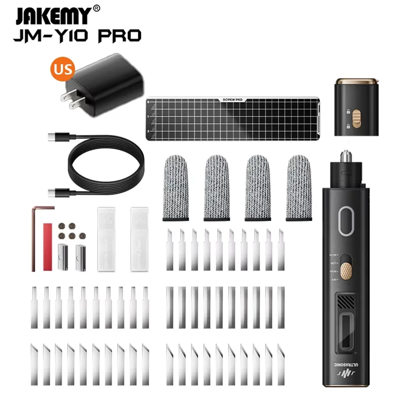 JAKEMY Ultraschall-Schneidmesser, ideal zum Selbermachen, 3D-Druck, Schneiden, Hochgeschwindigkeitsschnitzen und Polieren