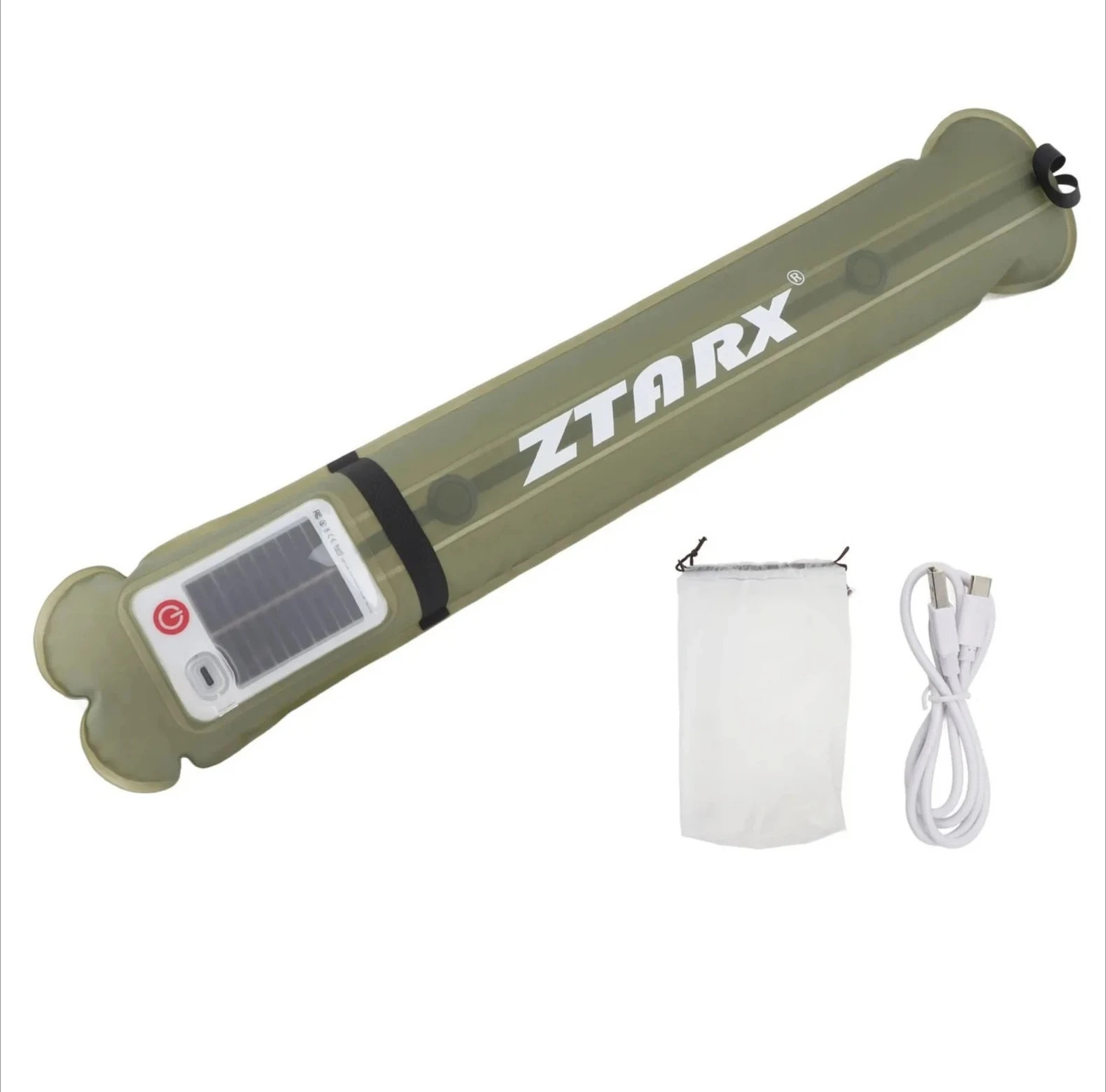 

2025 Outdoor Folding Inflatable Camping Light Solar Inflatable Light Waterproof Magnetic Suction Column Repair Light Stick Lamp