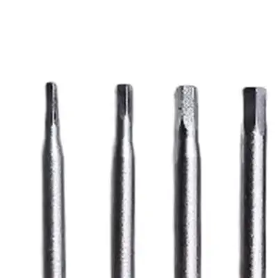 10 Piece Hex Shank Bit Set H1.5 .5 H3 H4 for h5 H6 H7 H8 H10mm with 65mm or 100mm Length and Magnetic Tip for Drilling Tasks