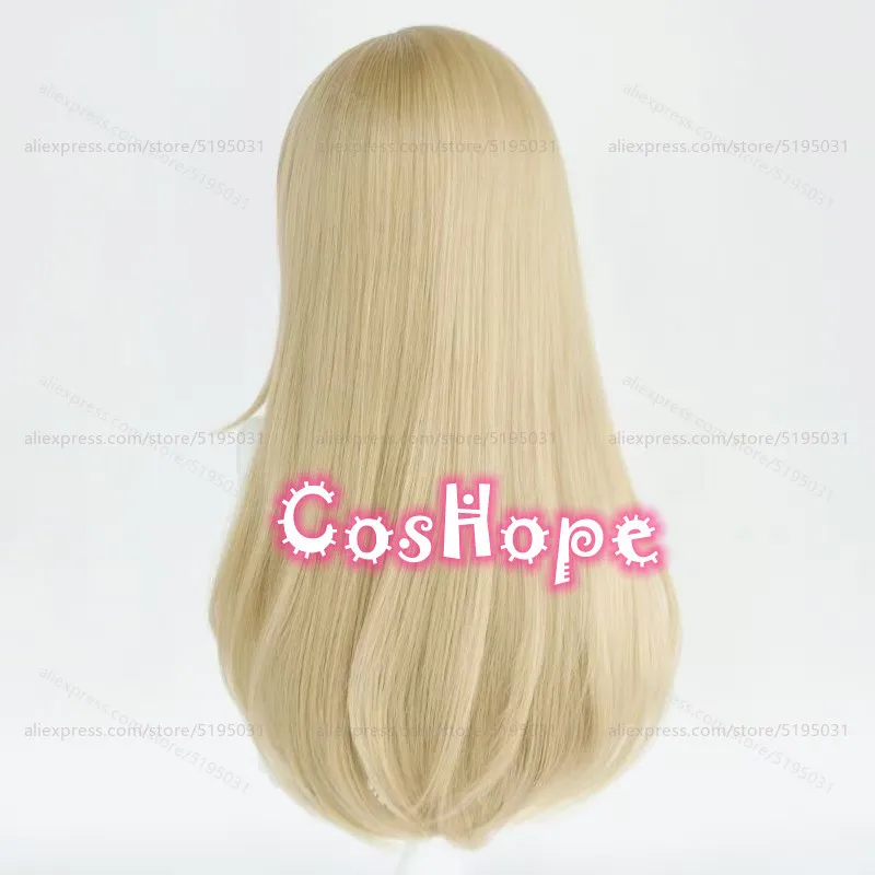 Peluca de Cosplay Kinako para gato, mascota, gatito, OSAKANA, peluca de lino de 55cm, peluca sintética resistente al calor de Anime para disfraz de Carnaval de Halloween