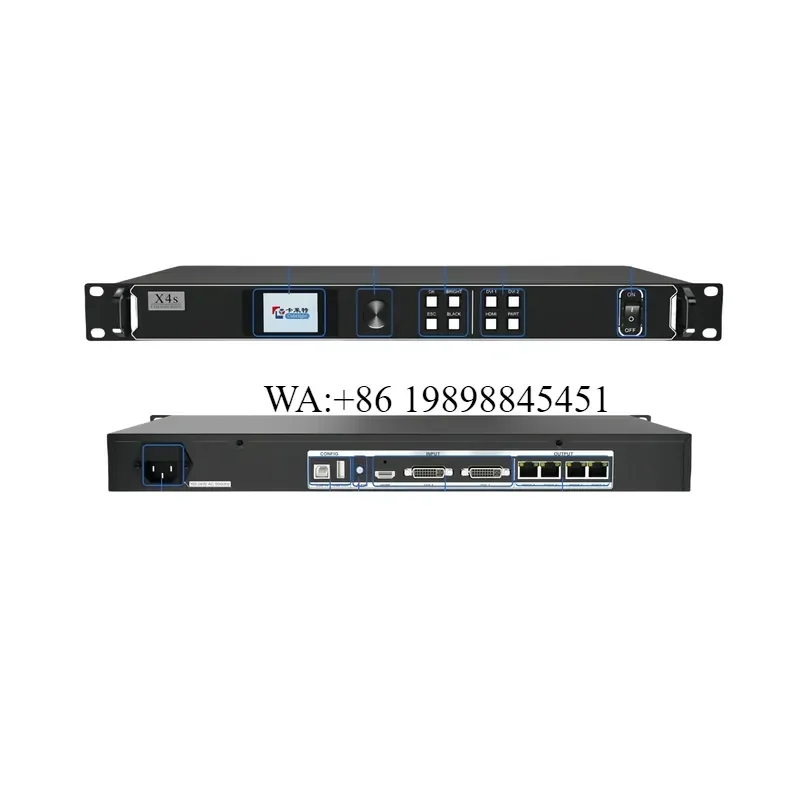 WMWMNU LED Display Professional Control Device Colorlight Playbox X4s Supports Arbitrary Splicing and Multi-transmitter