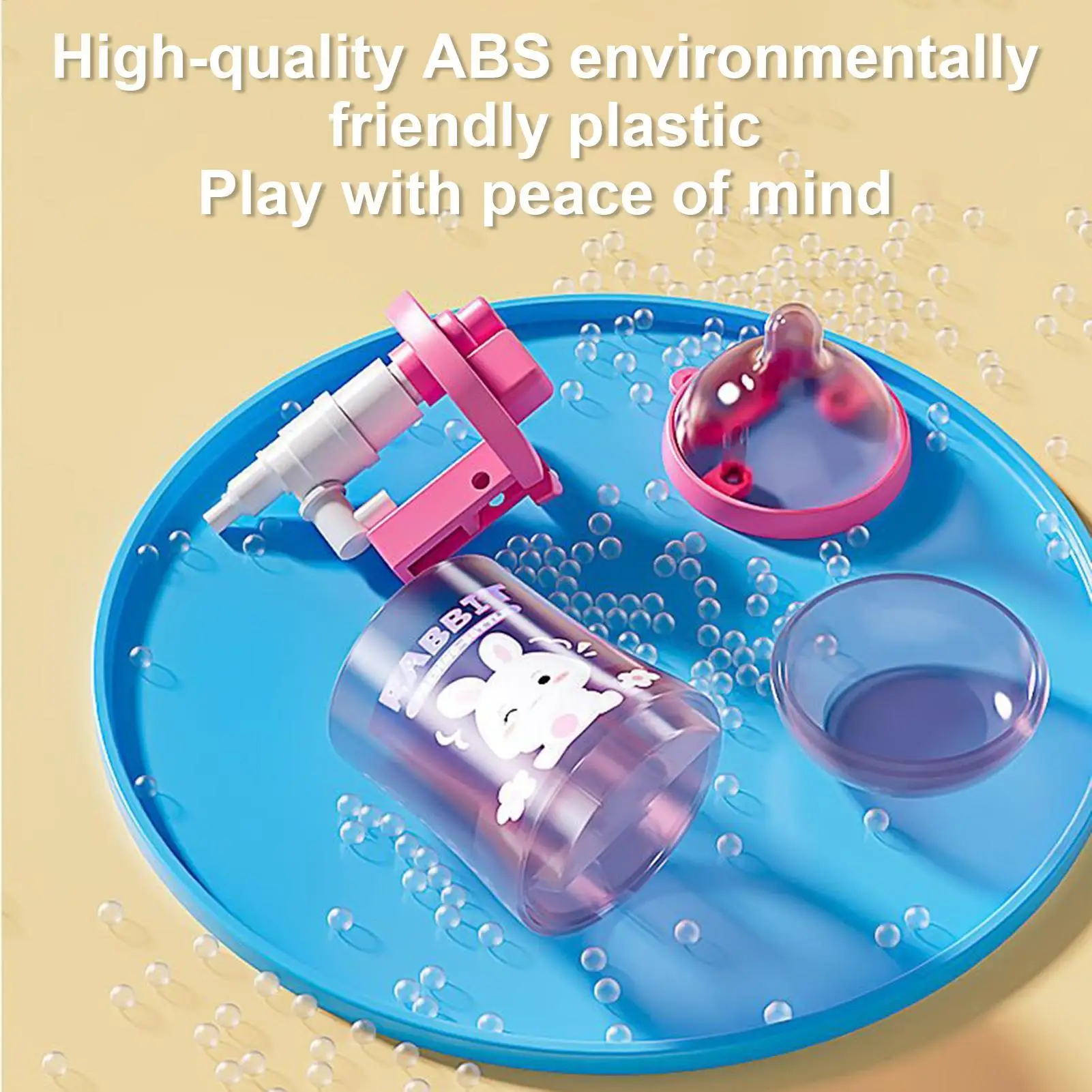 Giocattolo per ammollo d'acqua per bambini Illumina la piscina Squirter Forma di bottiglia di latte Scherzo all'aperto Giocattolo da spiaggia estivo per ragazzi Ragazze Bambini