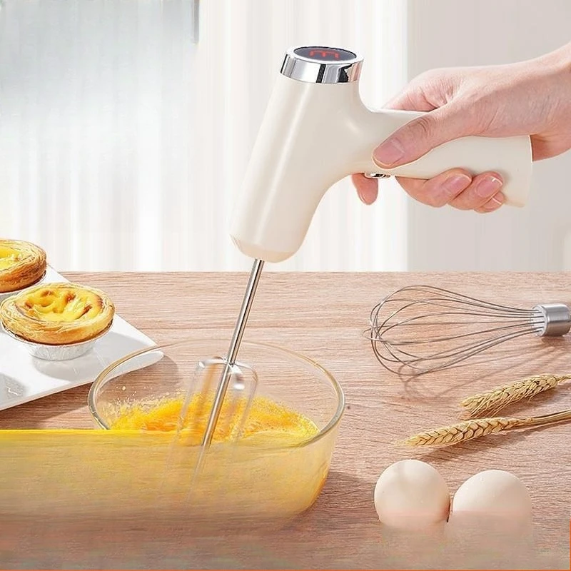 

Mixer, Electric Automatic, Wireless Household Egg Beater, Small Cream Baking