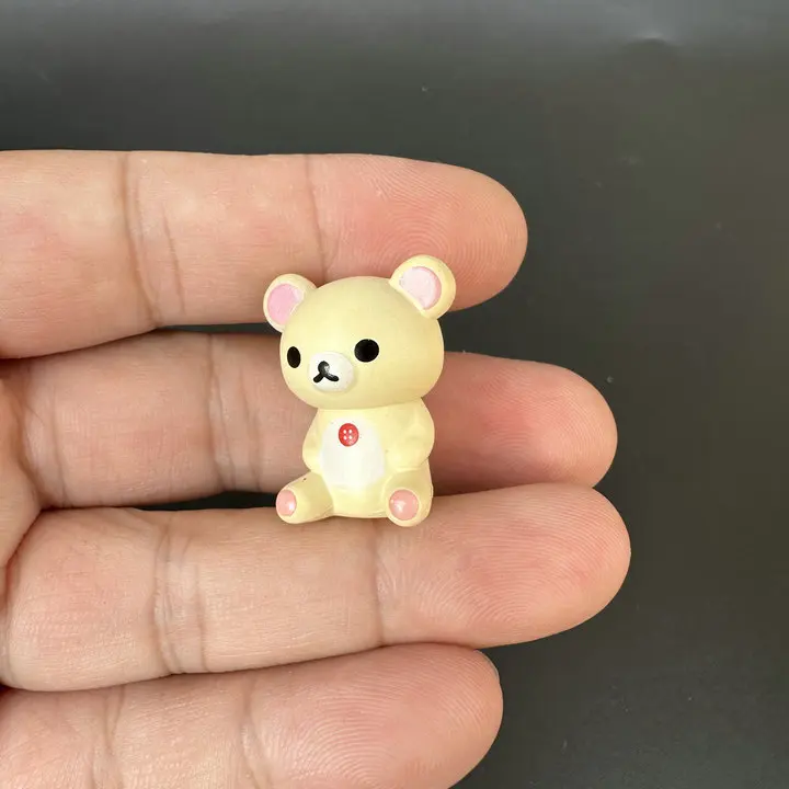 Japanese Rilakkumas Action Figures Anime Relaxed Bear Model Toys Mini Cartoon Doll Desktop Ornament Collectibles Toys Kids Gifts