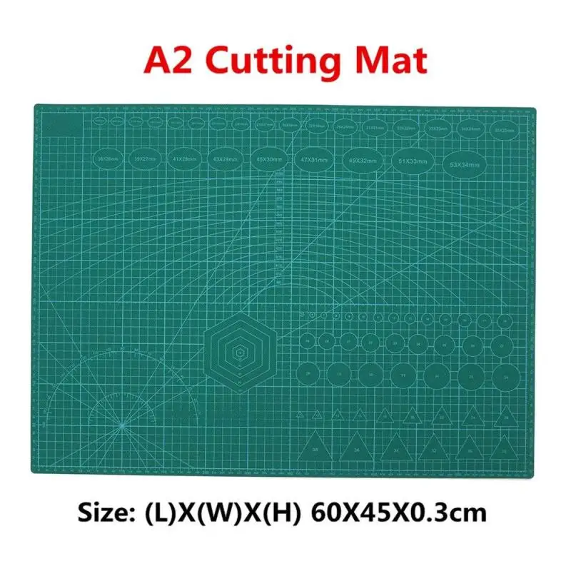 A2 Cutting Mats Oversized PVC Self Healing Cutting Mat Cutting Pad Board Paper Cutter Knife Sculpture DIY Craft Tools