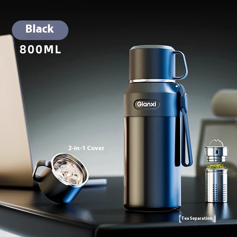 

Изолированная чашка, большая емкость, бутылка для воды, новинка 2025, модель, чайник из нержавеющей стали 316, изолированная чашка