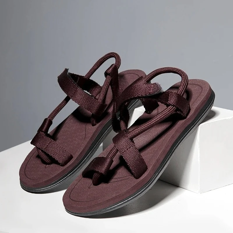 

Новинка 2024 года, мужские сандалии, летние пляжные шлепанцы для отдыха, верхние сандалии, женские тапочки для вождения, римская обувь, сандалии-гладиаторы для влюбленных