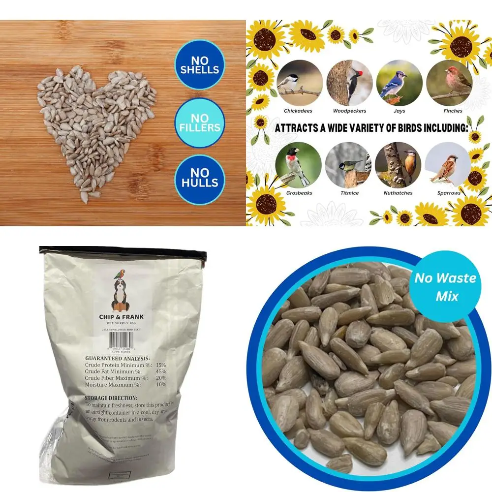 

25-фунтовый мешок высококачественного корма для диких птиц без отходов для кормления