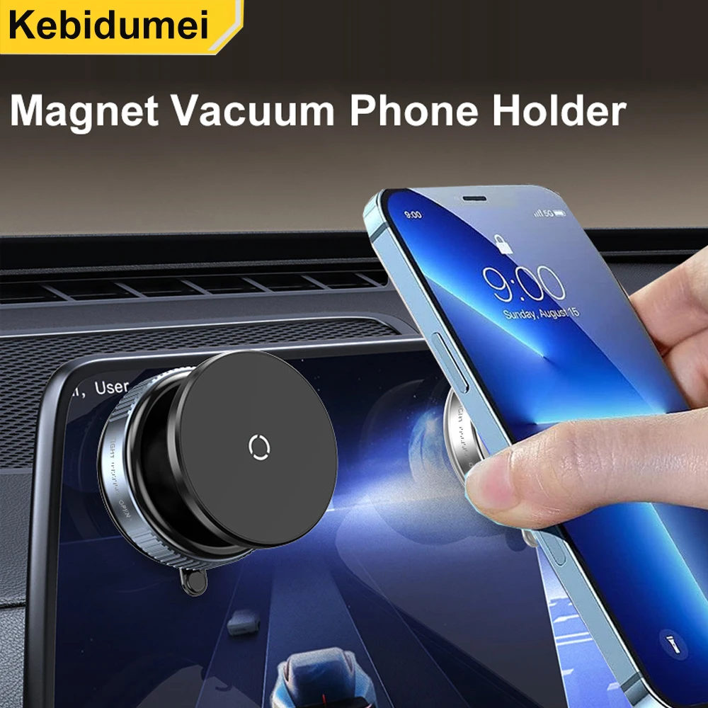 

Magnetic Car Phone Holder Suction Cup Bracket Universal for iPhone15 16 Pro Smartphone Car Phone Stand Strong Suction Bracket
