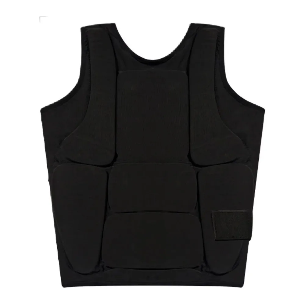 Wear-Resistant Chest Guard Vest Impact Guard Adjustable Fit Rib Protector Shock-Absorbing Rib Protection Karate Chest Protector