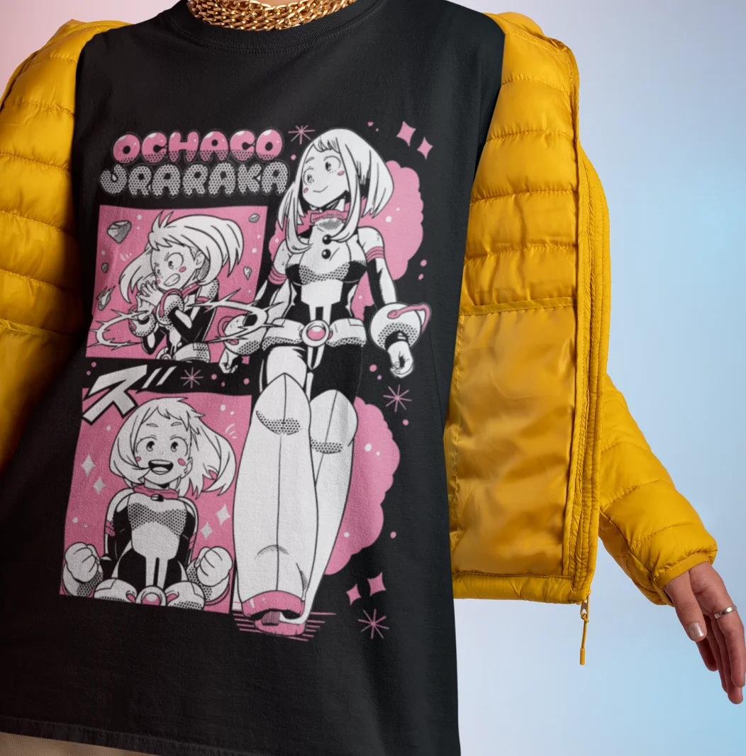 Ochaco Uraraka Shirt Ochako BKNA Tshirt Boku No Hero Academia T-Shirt MHA Anime