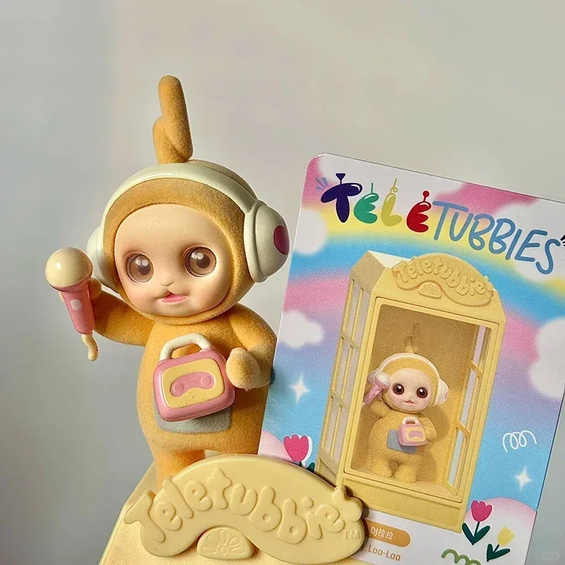 MINISO Teletubbies Collectible Figurine Desktop Decor Toy Statue Trendy Display Ornament Kawaii Present Cute Kids Birthday Gift