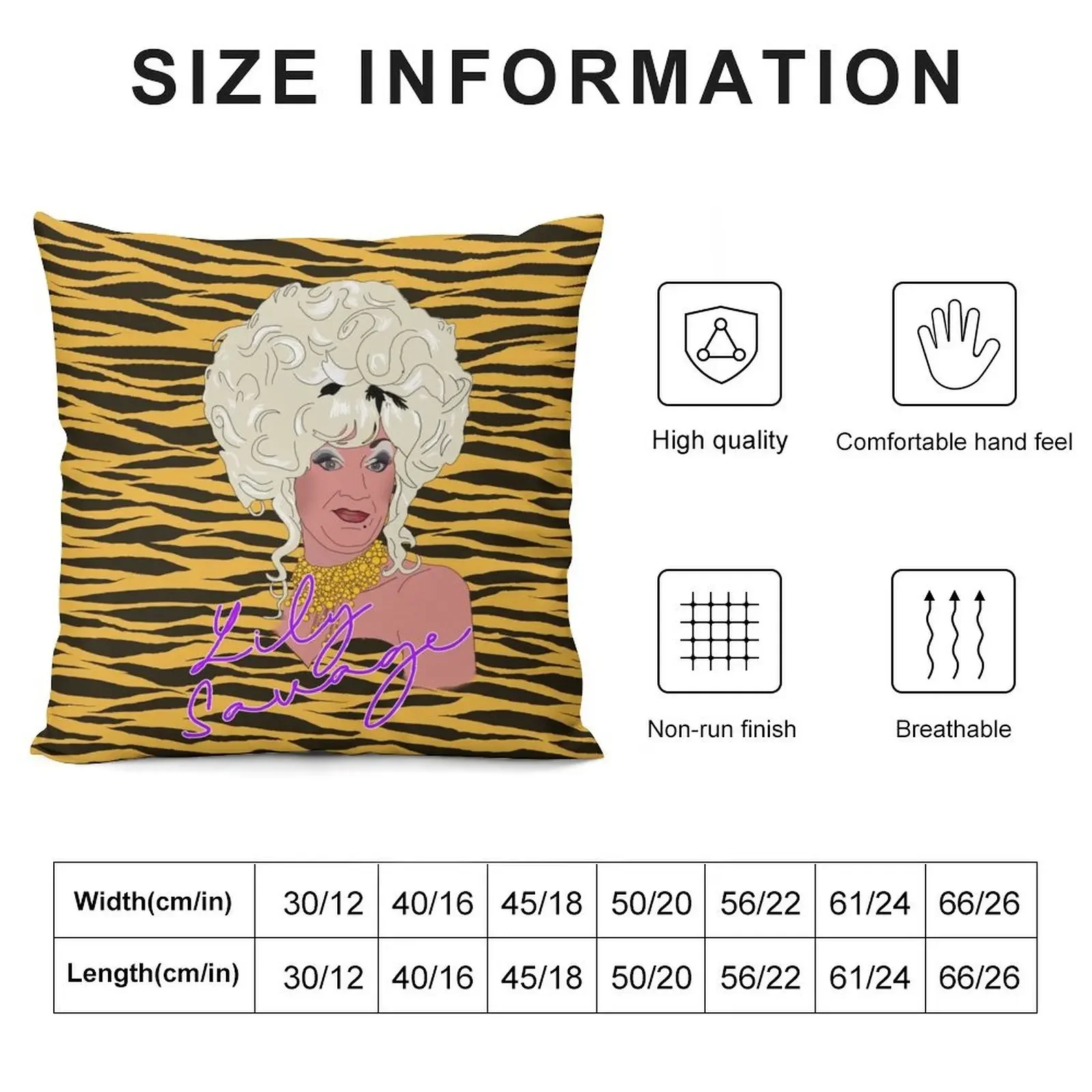 Portrait of Lily Savage (Paul O'Grady) Throw Pillow Christmas Covers christmas pillowcases pillow