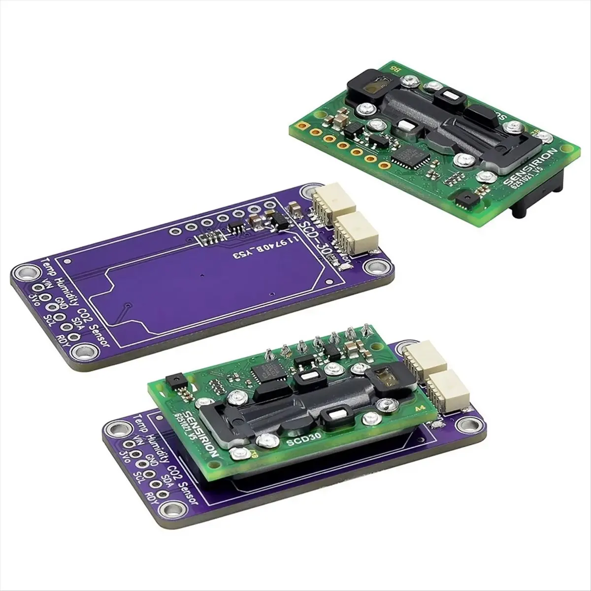 

【Для новых пользователей】Модуль датчика качества воздуха SCD30, для измерения CO2 и температуры/влажности в помещении, датчик углекислого газа