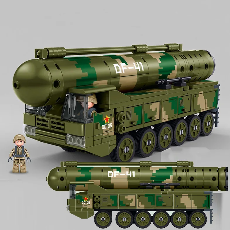 

Тяжелый грузовик для запуска межконтинентальных баллистических ракет, военный комплекс противовоздушной обороны, конструктор для мальчиков и...