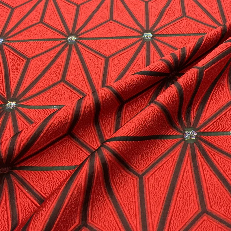 

Органза жаккардовая ткань для платьев, весна-лето, в полоску, тонкая, европейский бренд, модный дизайн, оптовая продажа, материал на метры