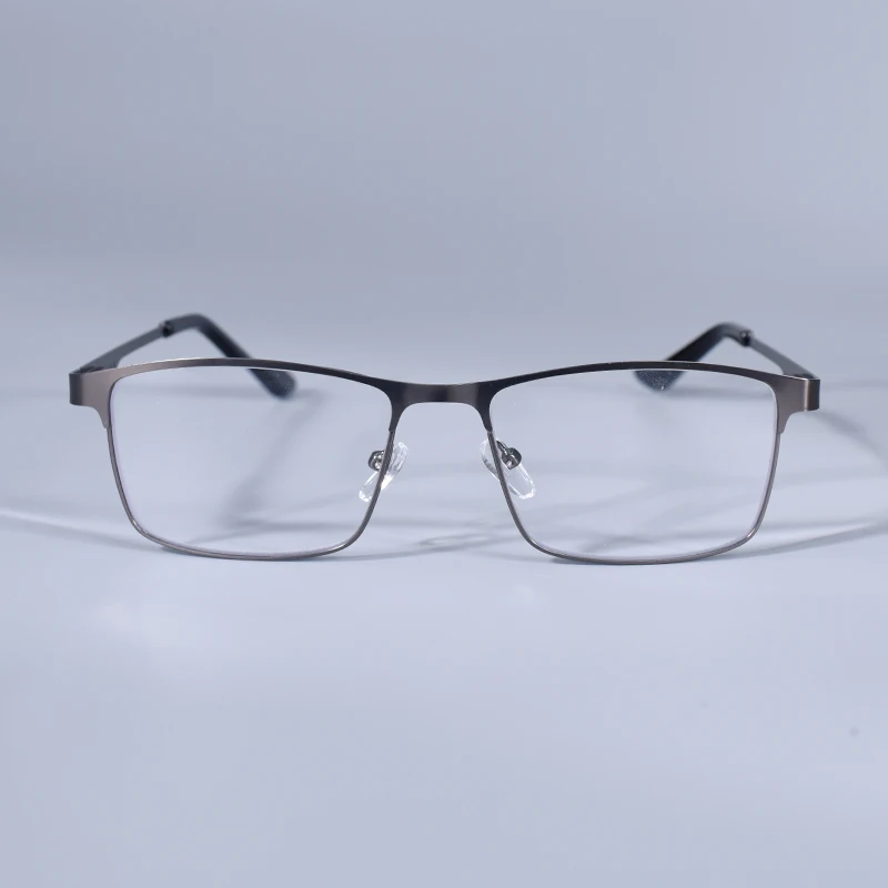 Männer Platz Metall Großen Rahmen Lesen Frühling Scharnier Presbyopie Brille Blau Licht Blockieren Augenschutz Brillen +75 + 125 + 175 + 4 – Detail 5