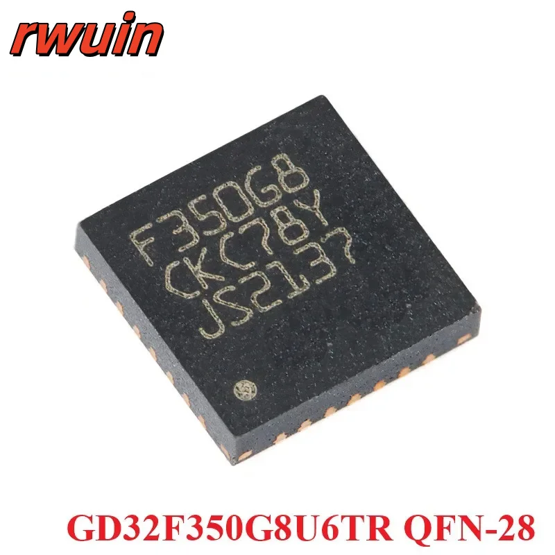 GD32F GD32F350 GD32F350G6U6TR GD32F350G8U6TR 350G6U6 350G8U6 QNF-28 QFN-28 ARM Cortex-M4 32-bit Microcontroller MCU IC Chip