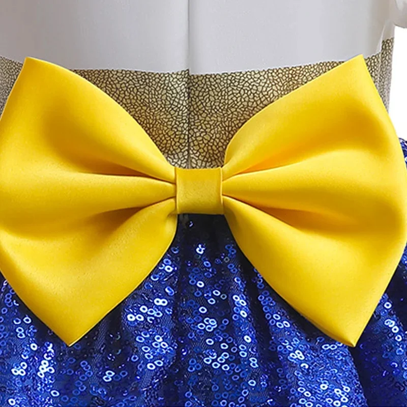 Girls Party Dresses Fashion Sequin Baby Girl Princess Dress For Children's Western Cowboy Jessie Costume Elegant Evening Dress
