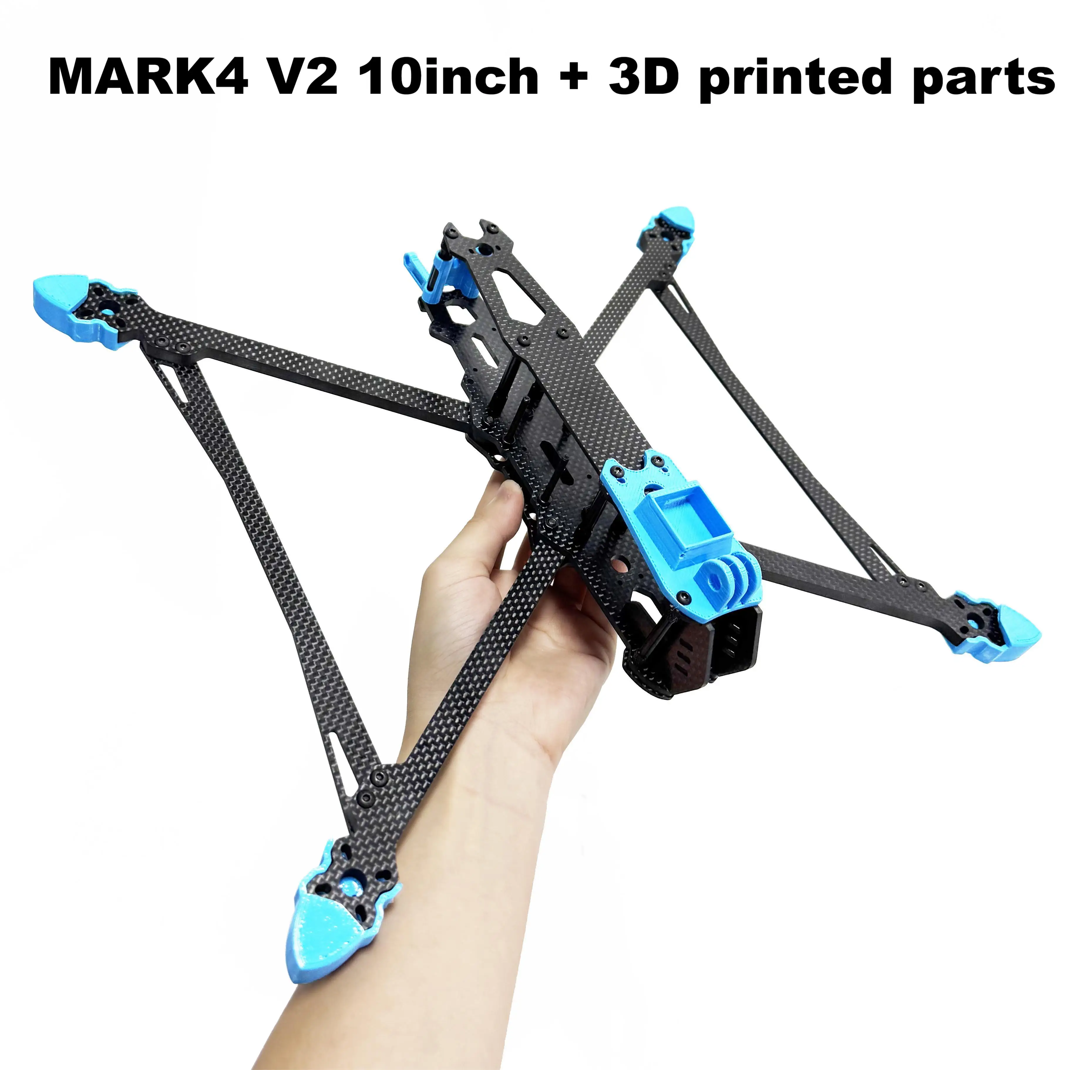 Angelto MARK4 V2 5 7 8 9 Controllo di volo da 10 pollici 45/60A 4INI ESC drone rack FPV fibra di carbonio PV Racing Drone Quadcopter Freestyle