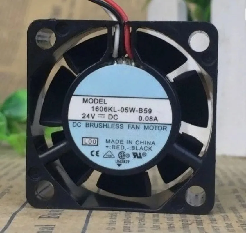 

Brand New 1606KL-05W-B59 Cooling Fan DC24V 0.08A 40 * 40 * 15mm 3-pin Fast delivery