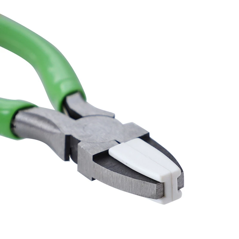 6x เครื่องประดับชุดซ่อม CRIMPING Plier Bent Nose Plier สำหรับประดับด้วยลูกปัดหัตถกรรมสร้อยคอ