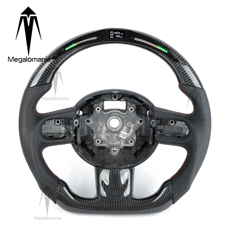 Fit For BMW Mini COUPE COOPER JCW CLUBMAN F54 F56 F55 F57 R56 R58 R57 R61 R59 Carbon Fiber Steering Wheel