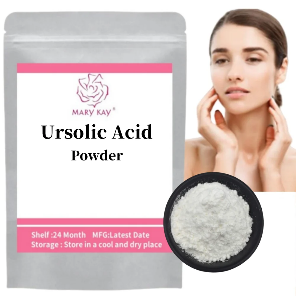 

Hot Supply 99% Ursolic Acid Powder For Anti Aging Cosmetic Raw Materials