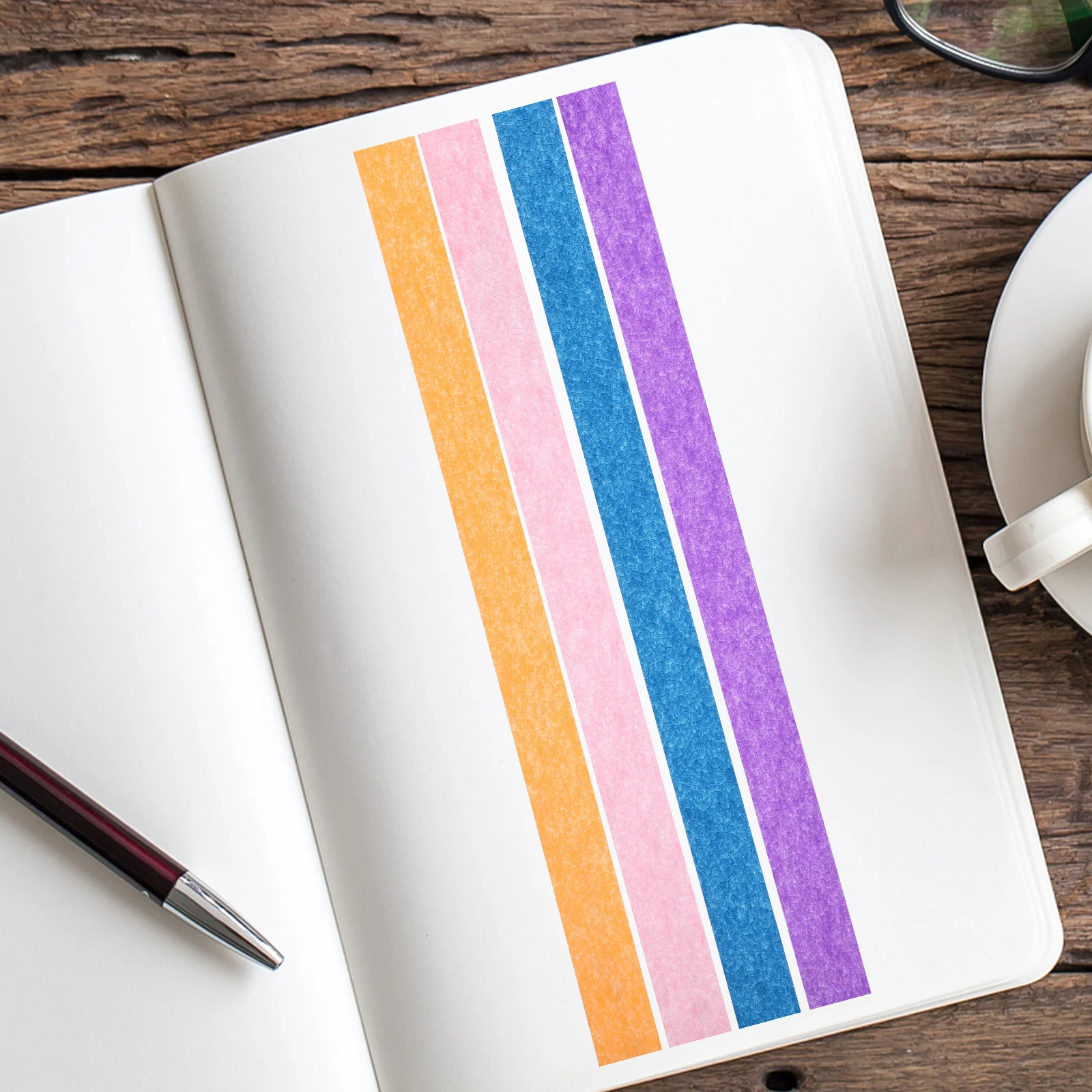 

12 Rolls Washi Tape Solid Colors Tearable Adhesive Tape for Crafting DIY Journaling Scrapbook Journaling Supplies