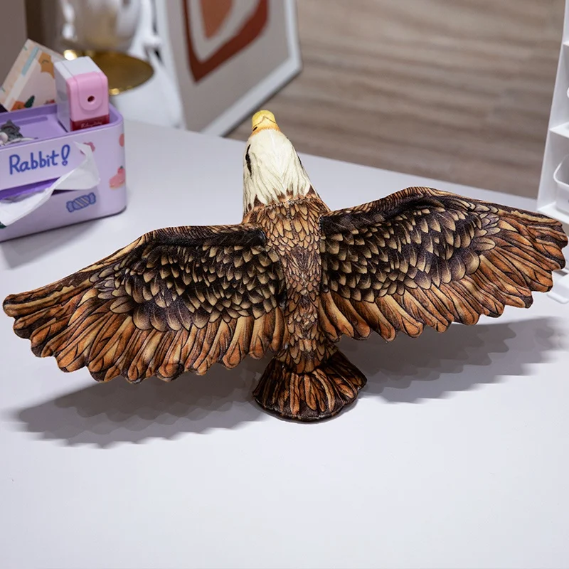 30CM Realistic Simulation Eagle Falcon Bird Doll Birthday Gift for Man Home Bedroom Living Room Car Decoration Office Ornament