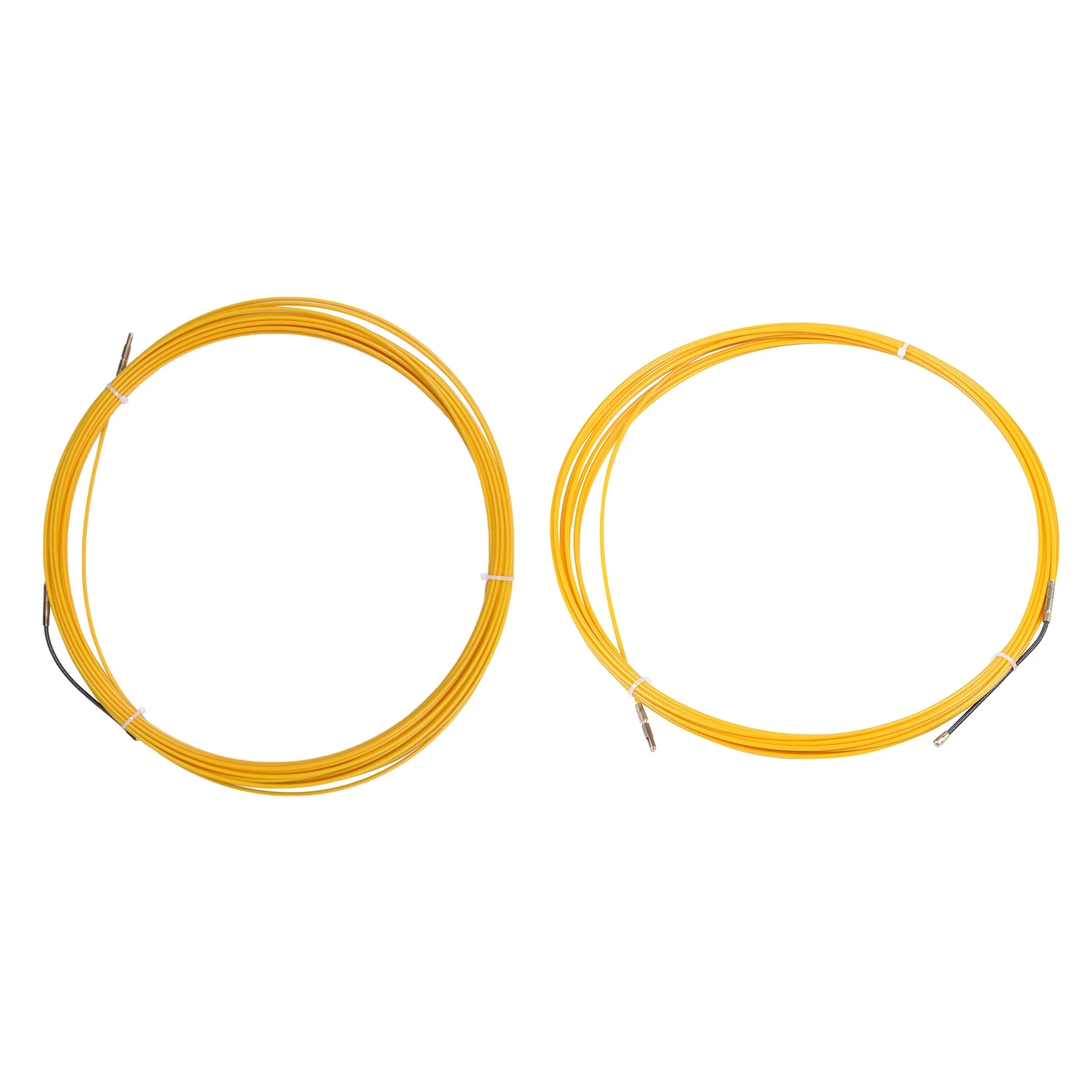 

A01F-2 Pcs 3Mm Guide Device Fiberglass Electric Cable Push Pullers Duct Snake Rodder Fish Tape Wire, 20M & 10M