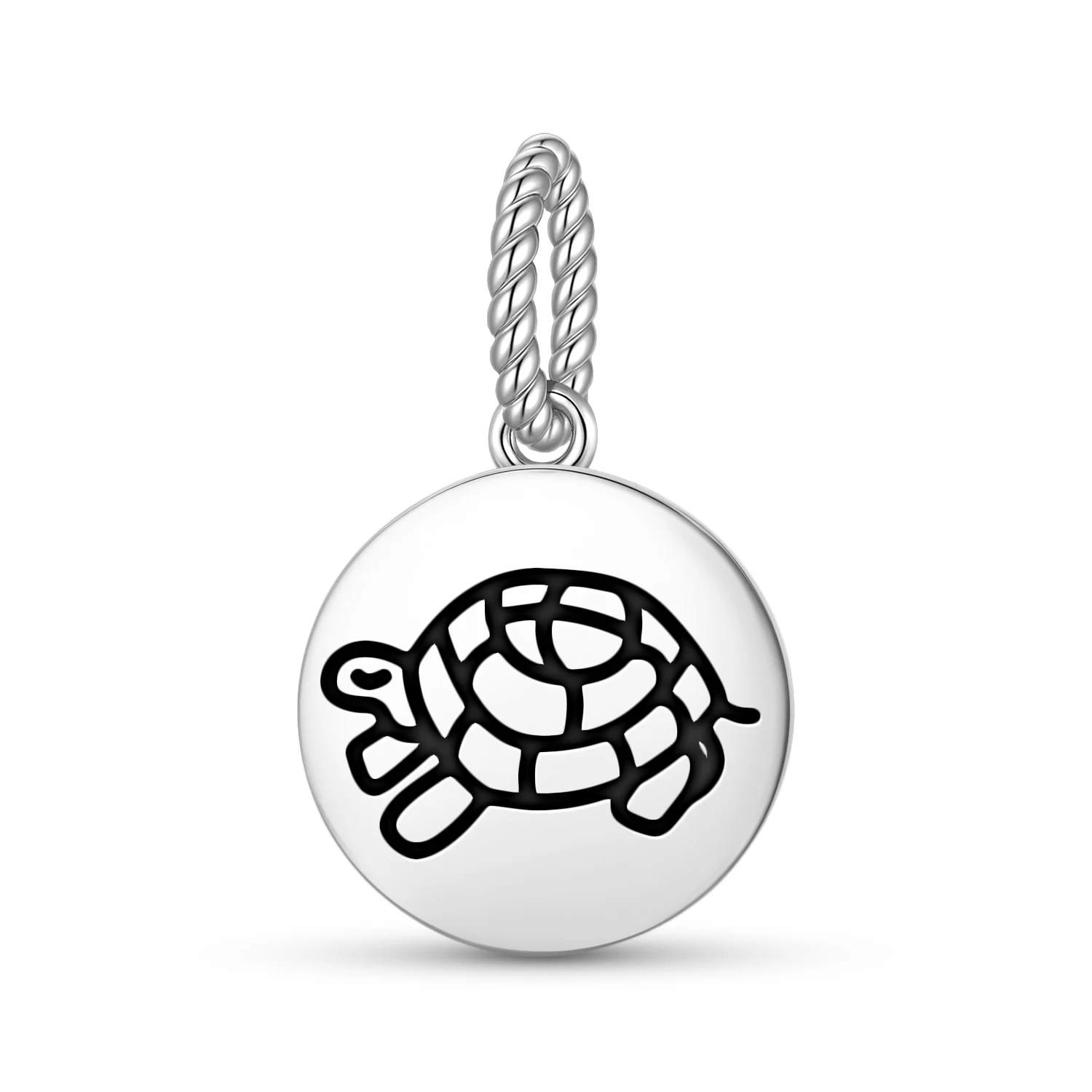Jainism Kachup Tortoise Pendant 925 Sterling Silver Symbol Charm Bead for Women Bracelet Necklace Jewelry Trendy