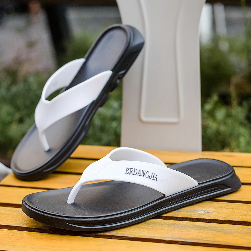 

YRZL Men Slippers Soft Light Sandals High Quality Comfortable Beach Sliders Summer Big Size Breathable Flip Flops for Men Shoes