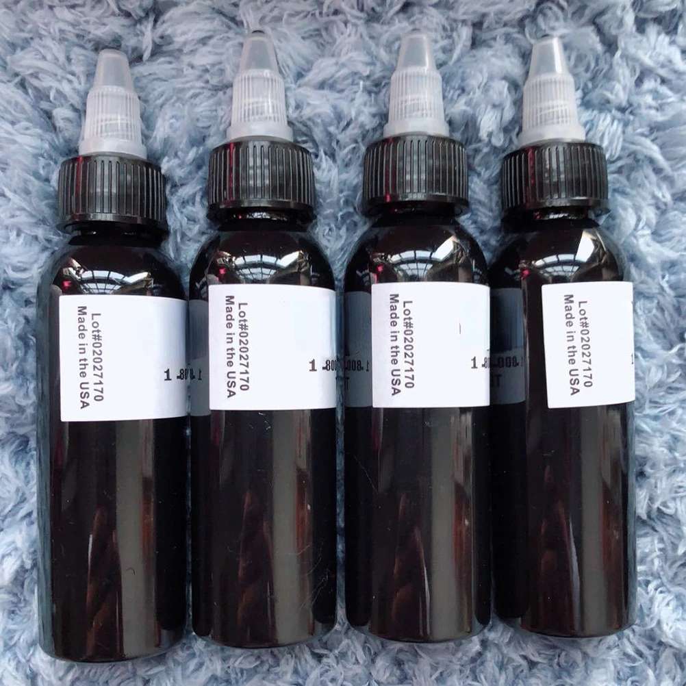 30ml/60ml/90ml/120ml Black Tattoo Ink Pigment Professional DIY Tattoo Pigment Practice Tattoo Ink Body Art Tattoo Pigment