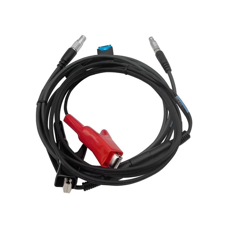 A00630+A00400 EXTERNAL POWER CABLE WITH ALLIGATOR CLIPS, For TRIMBLE AND TOPCON GPS TO PDL HPB