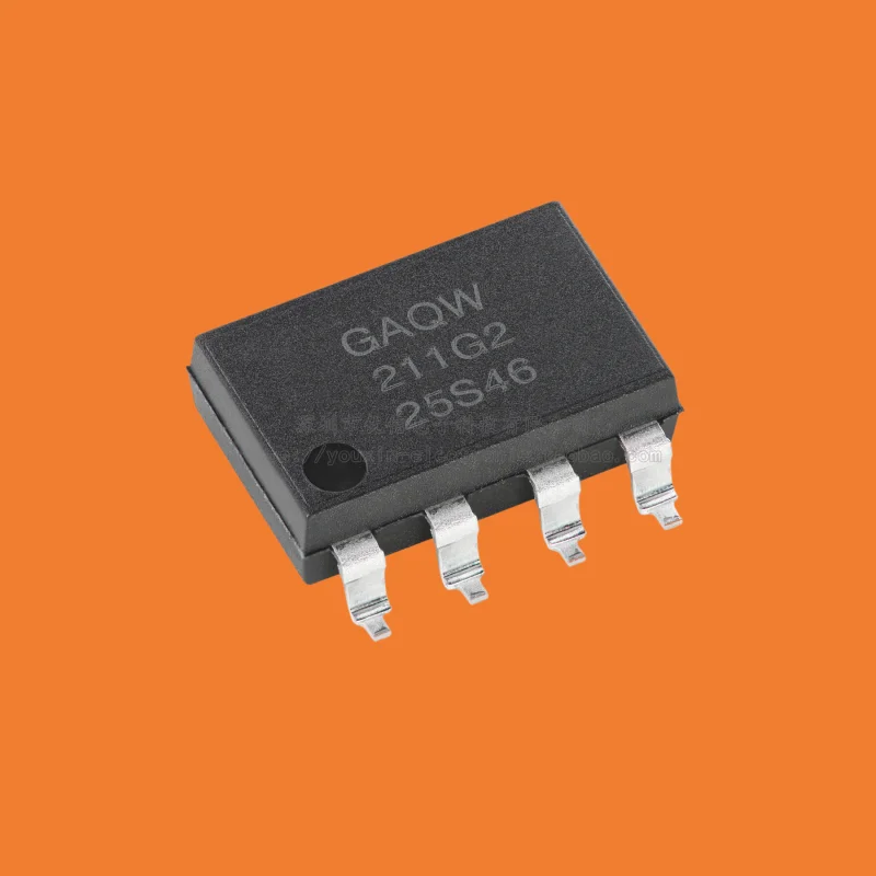 10PCS/original GAQW211G2EH SMD-8P solid-state relay optocoupler 2-channel normally open 40V/2.5A isolation voltage