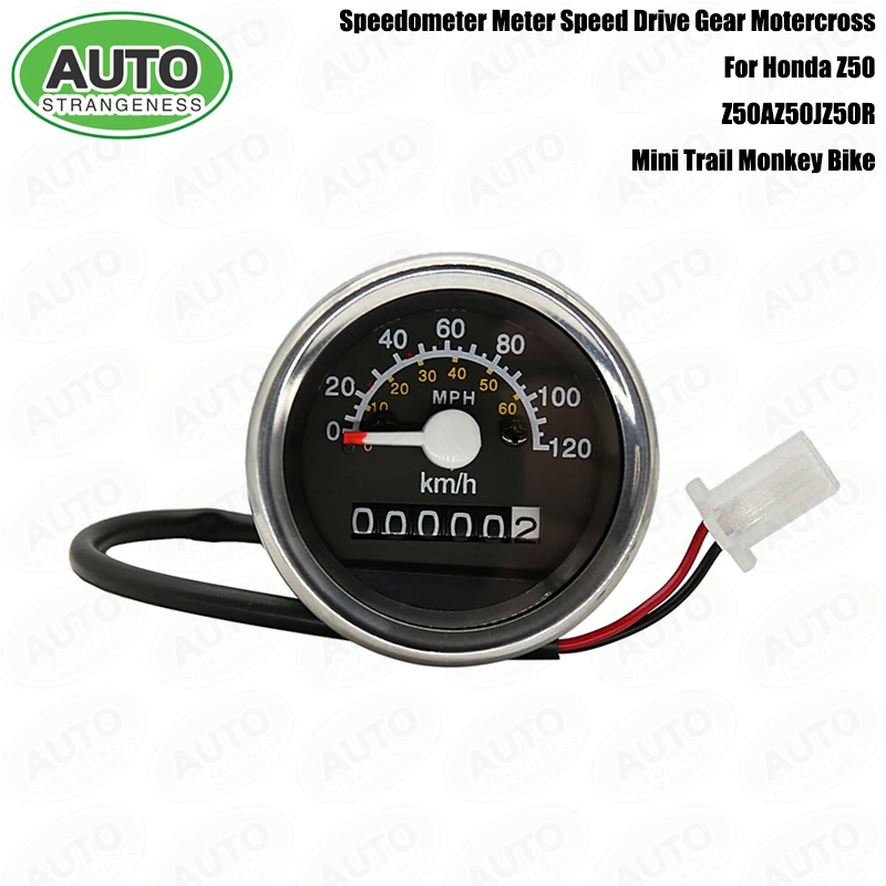 Motorcycle Monkey Bike Z50 Parts For Honda Z50 Speedometer Meter Speed Drive Gear Motercross 0-120km/h