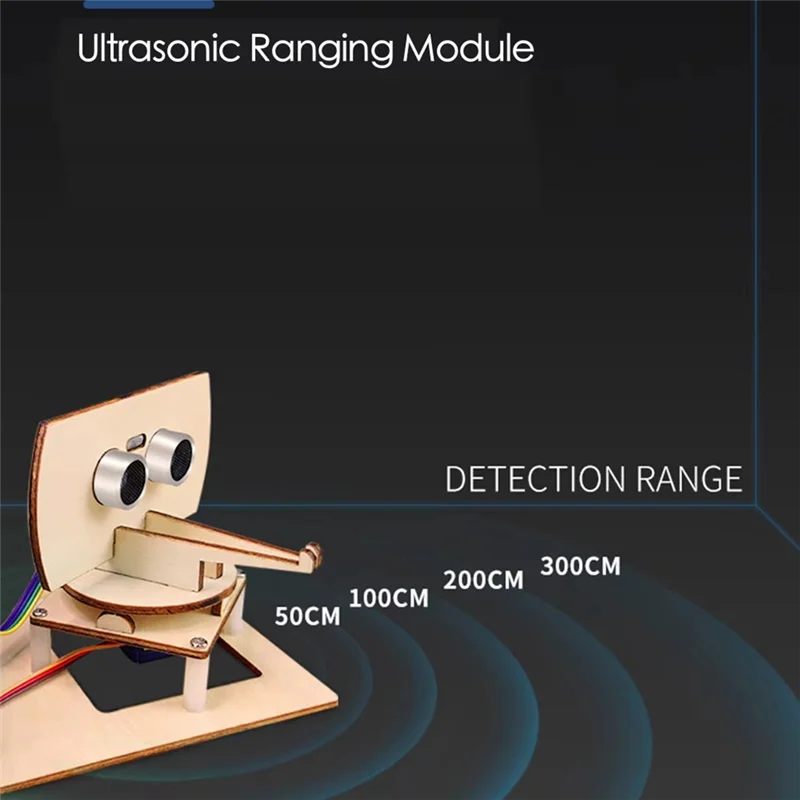1.8 Inch TFT LCD Ultrasonic Radar Detection Scanning Programming Kit For UNO R3 Arduino Student Detection Robot DIY