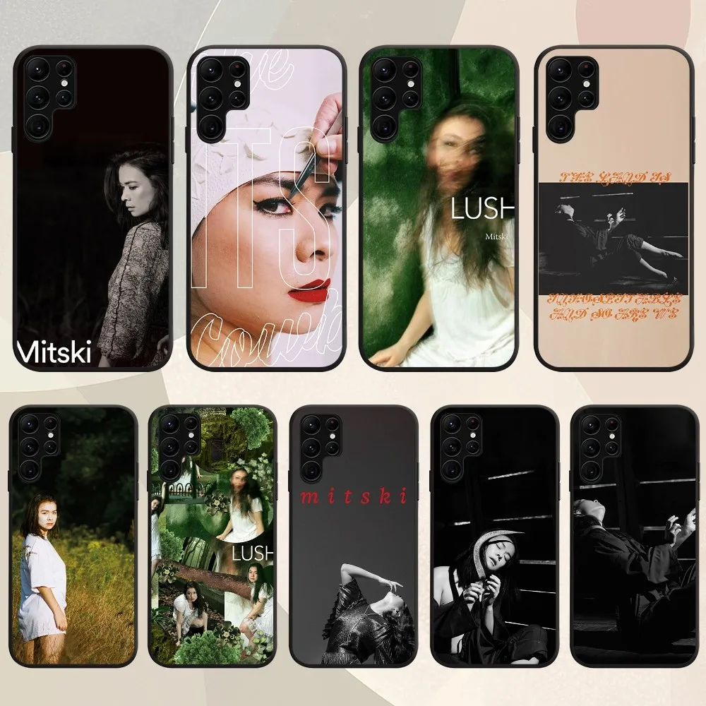 Singer Mitski Lush My Love Mine All Mine Phone Case For Samsung Galaxy A52 A72 A53 A70 A91 A80 A71 A73 S Shell